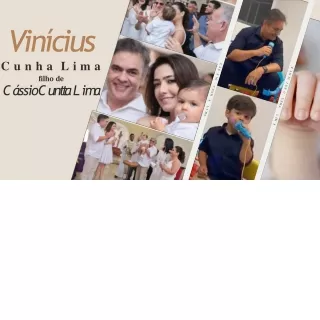 Vinícius Cunha Lima criança adorável