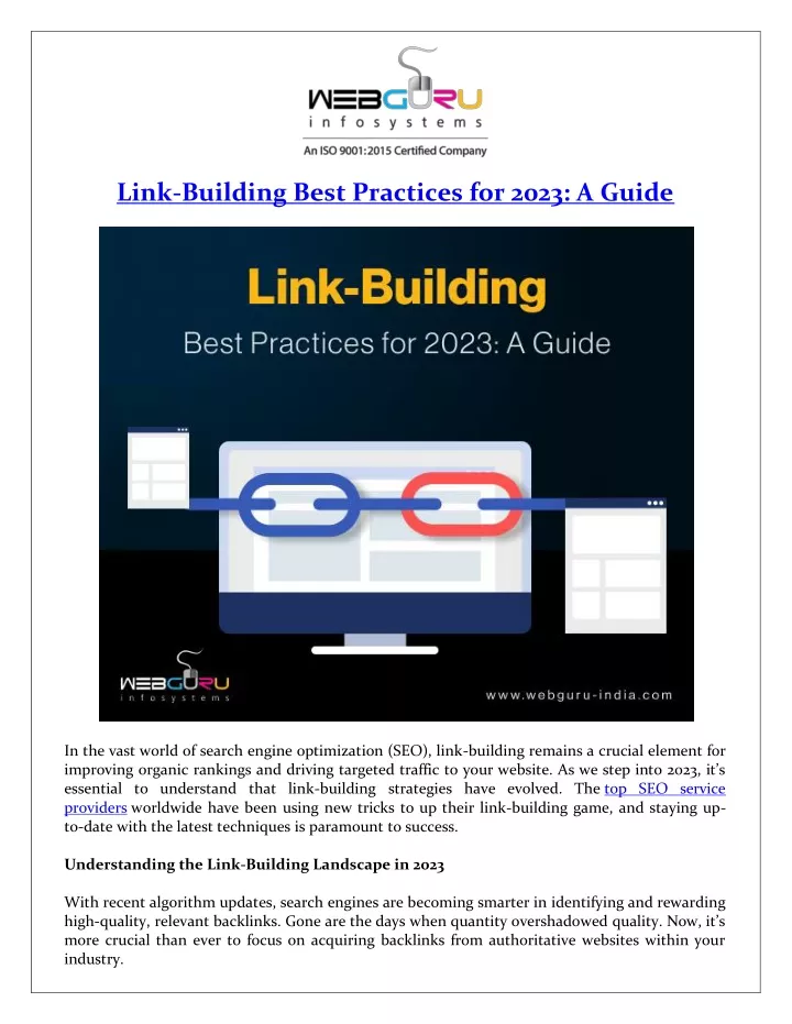 link building best practices for 2023 a guide