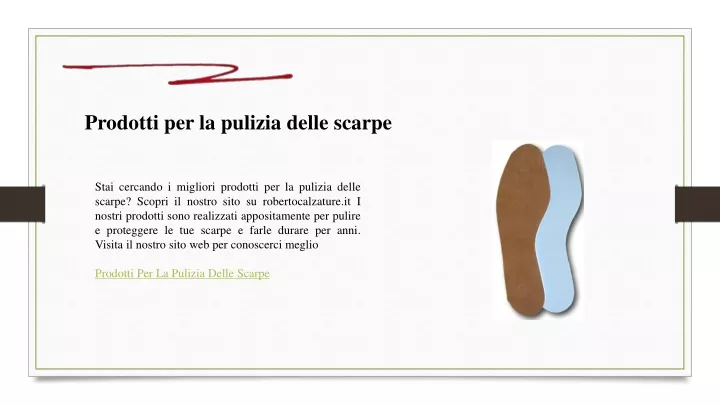 prodotti per la pulizia delle scarpe