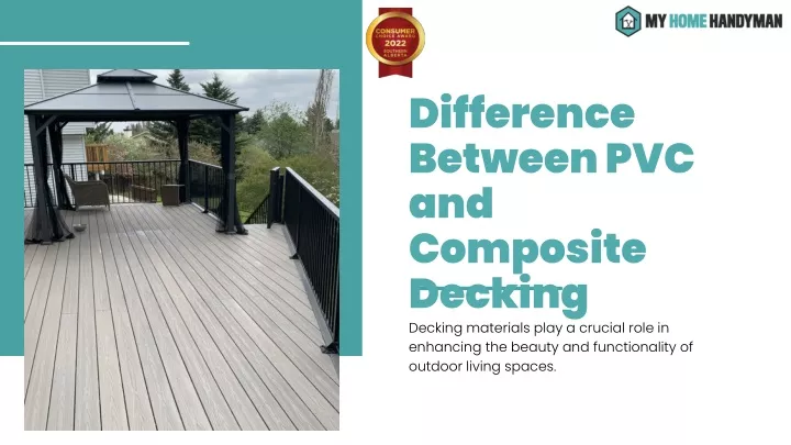difference between pvc and composite decking