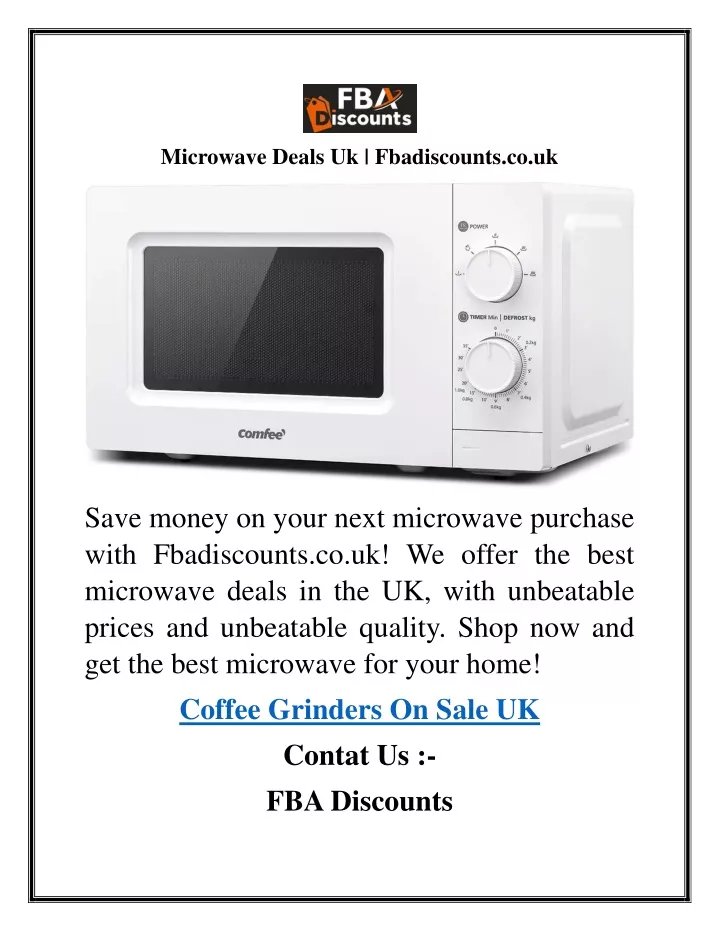 microwave deals uk fbadiscounts co uk