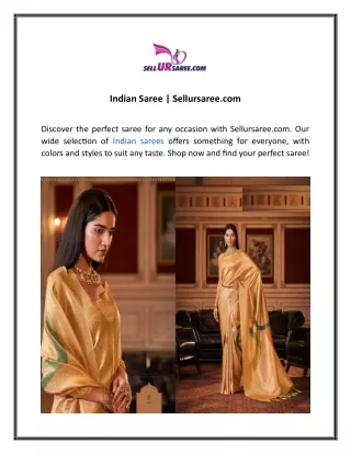 Indian Saree  Sellursaree.com  1