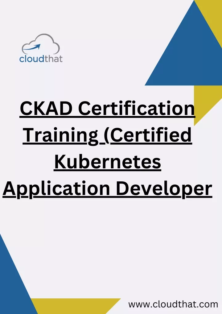 ckad certification training certified kubernetes