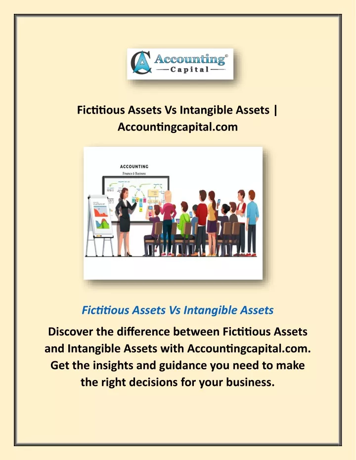 fictitious assets vs intangible assets