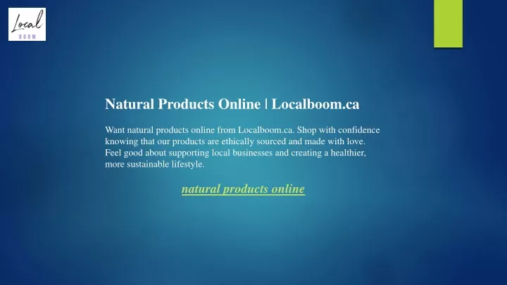 natural products online localboom ca want natural
