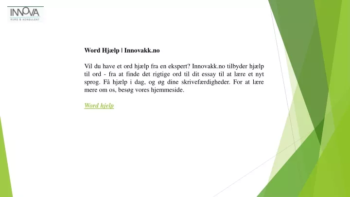 word hj lp innovakk no vil du have