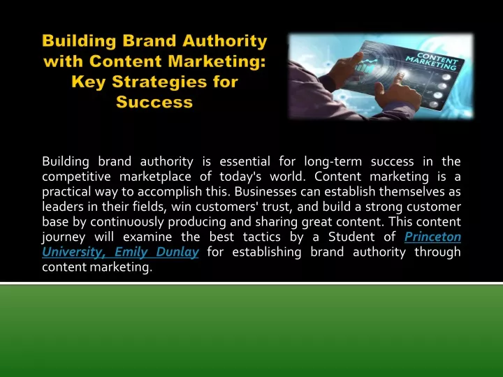 building brand authority with content marketing key strategies for success