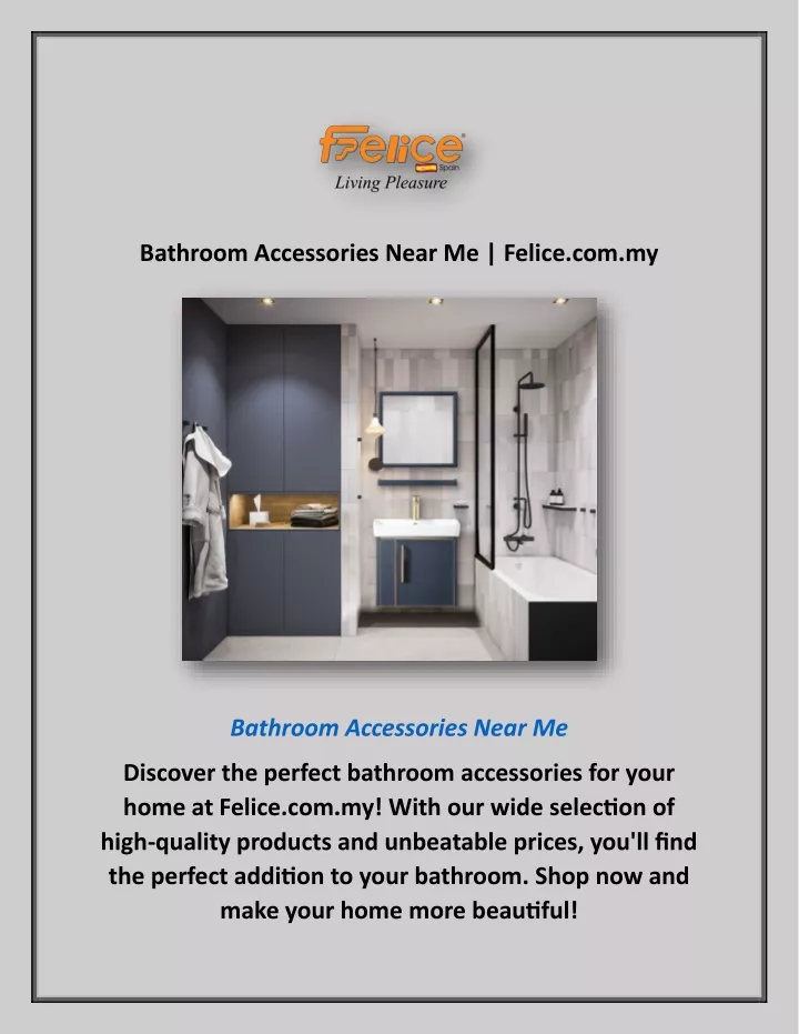 bathroom accessories near me felice com my