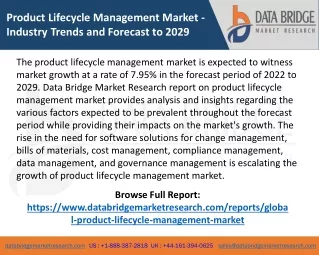 Product Lifecycle Management Market