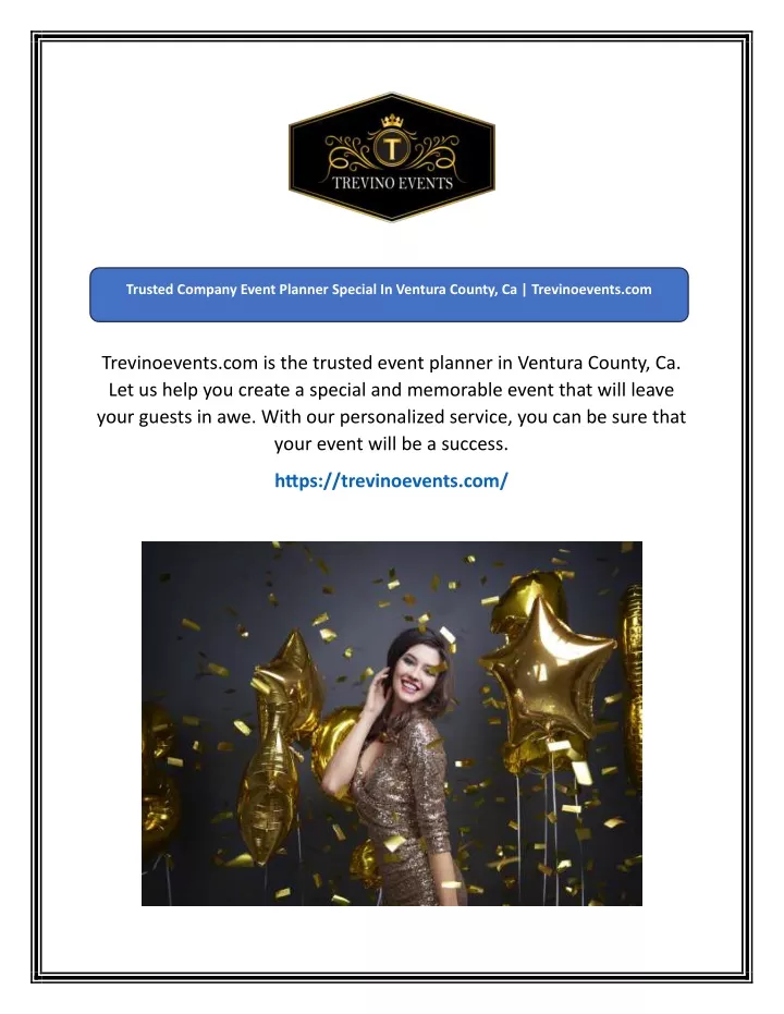 trusted company event planner special in ventura