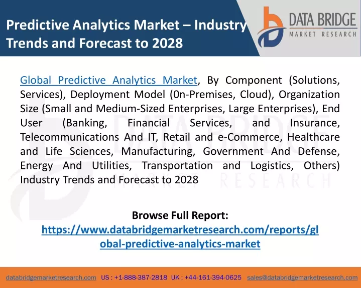 predictive analytics market industry trends