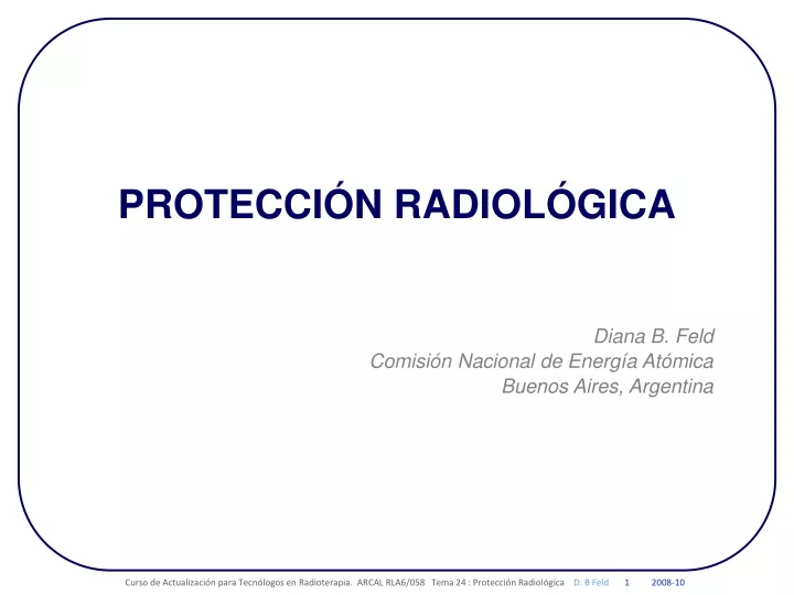 PPT - Proteccion_radiologica PowerPoint Presentation, Free Download ...