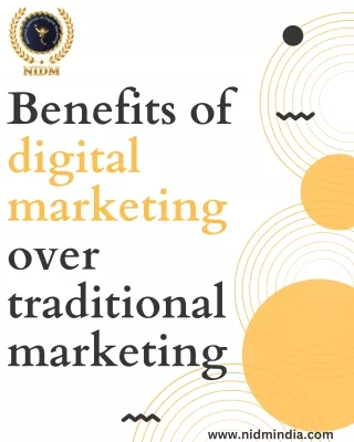 Benefits of digital marketing over traditional marketing