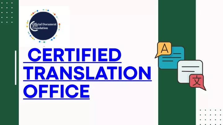 certified translation office