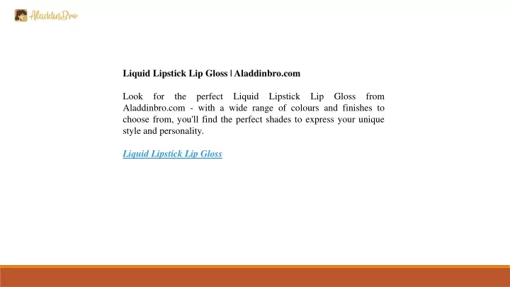 liquid lipstick lip gloss aladdinbro com look