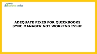 adequate fixes for quickbooks sync manager