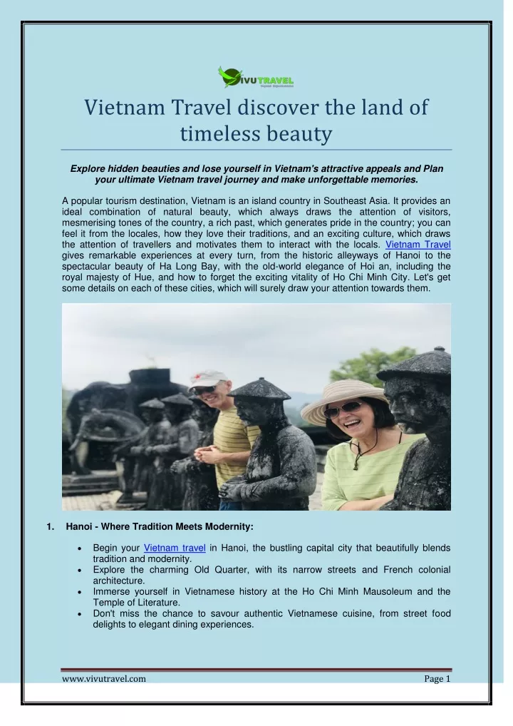 vietnam travel discover the land of timeless
