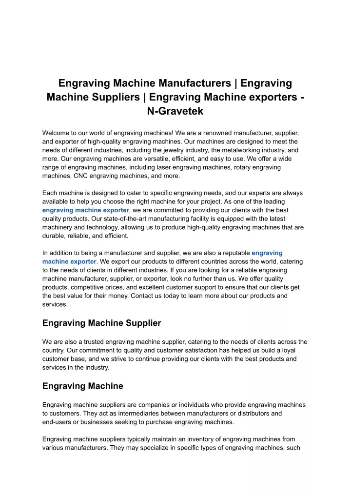 engraving machine manufacturers engraving machine
