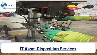 Secure IT Asset Disposition Services - Safely Dispose of Your Electronic Equipment