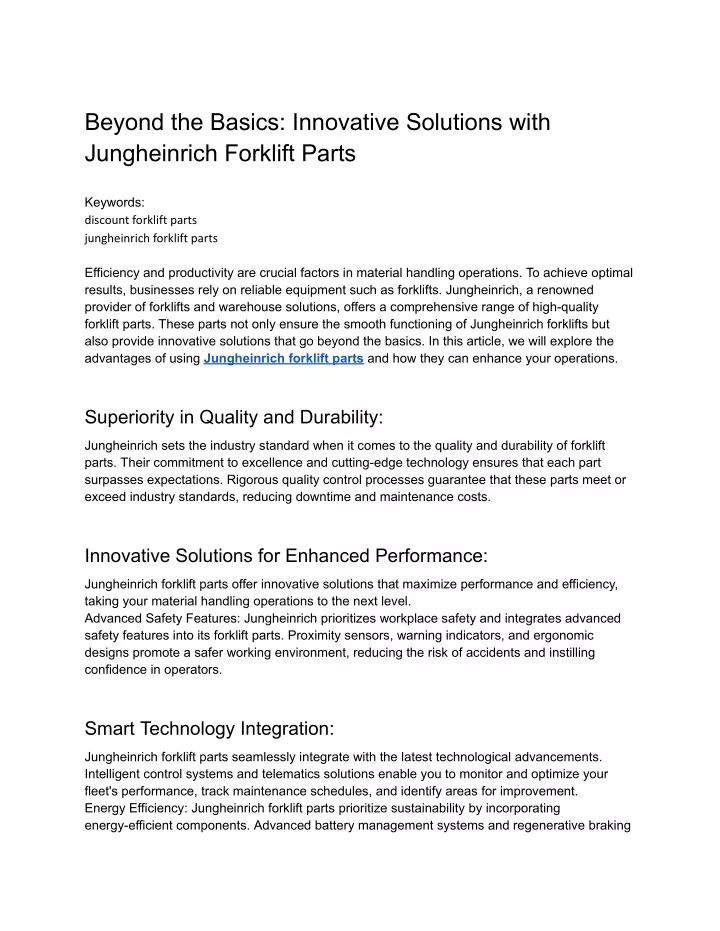beyond the basics innovative solutions with