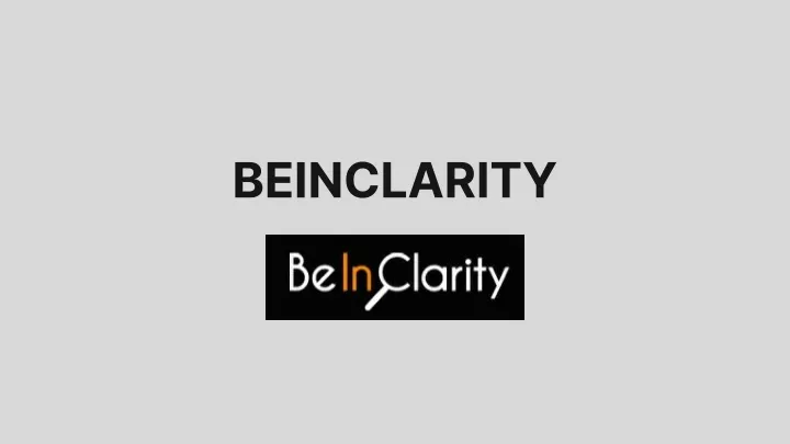 beinclarity