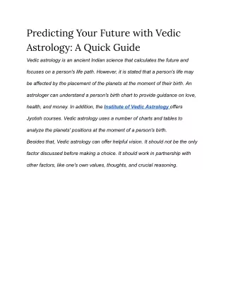 tars Aligned: Illuminating Your Future with Vedic Astrology