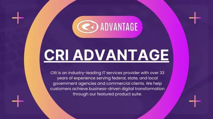 cri advantage