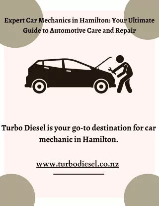 Expert Car Mechanics in Hamilton: Your Ultimate Guide to Automotive Care and Rep
