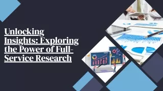 Full services research