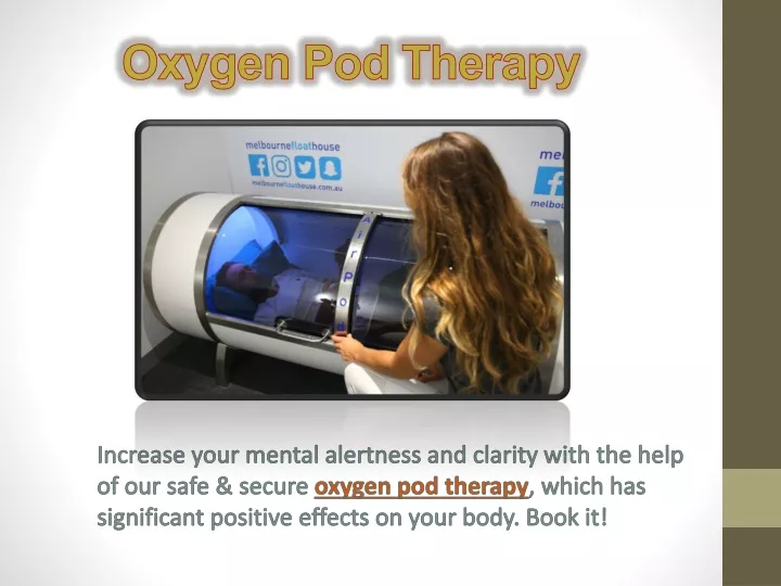 oxygen pod therapy