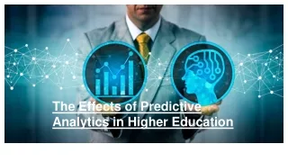 the effects of predictive analytics in higher