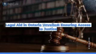 A Closer Look at Legal Aid in Ontario: Ensuring Access to Justice