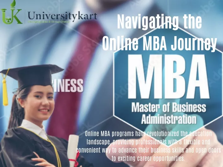navigating the online mba journey