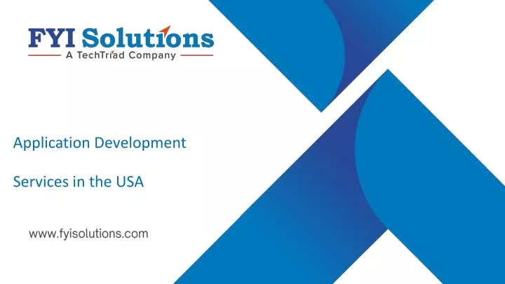application development services in the usa