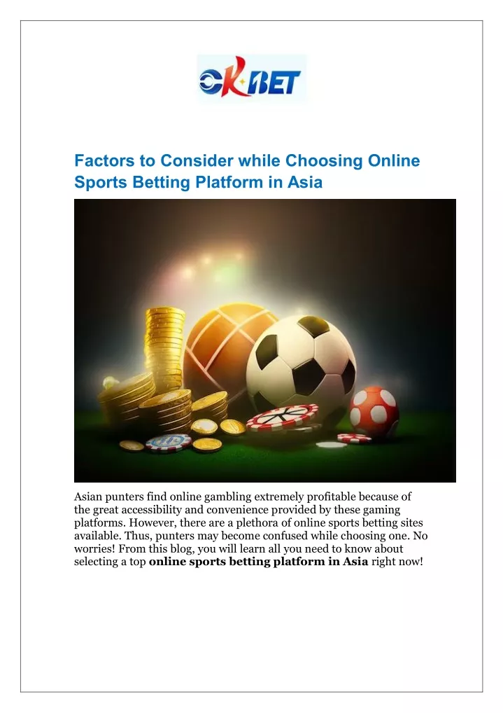 factors to consider while choosing online sports