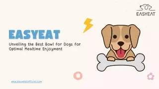 Pamper Your Pup with EasyEat's Best Bowl for Dogs