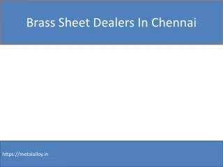brass sheet dealers in chennai