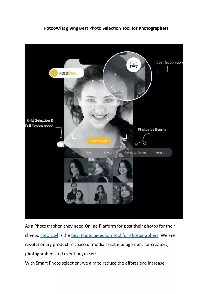 fotoowl is giving best photo selection tool