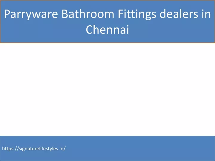 parryware bathroom fittings dealers in chennai