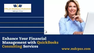Enhance Your Financial Management with QuickBooks Consulting Services