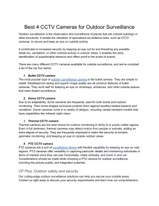Best 4 CCTV Cameras for Outdoor Surveillance  .docx