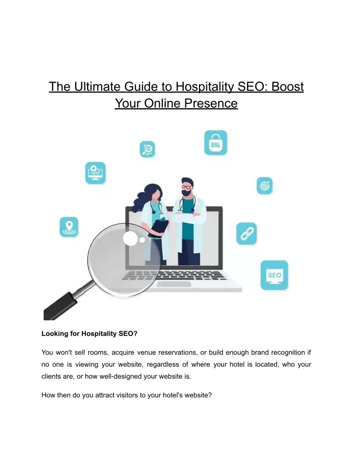 the ultimate guide to hospitality seo boost your