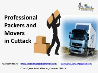 Packers and Movers in Cuttack