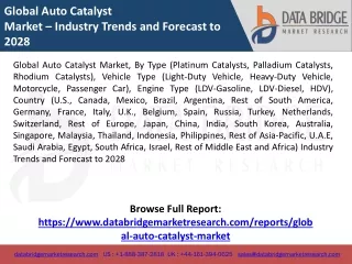 global auto catalyst market industry trends