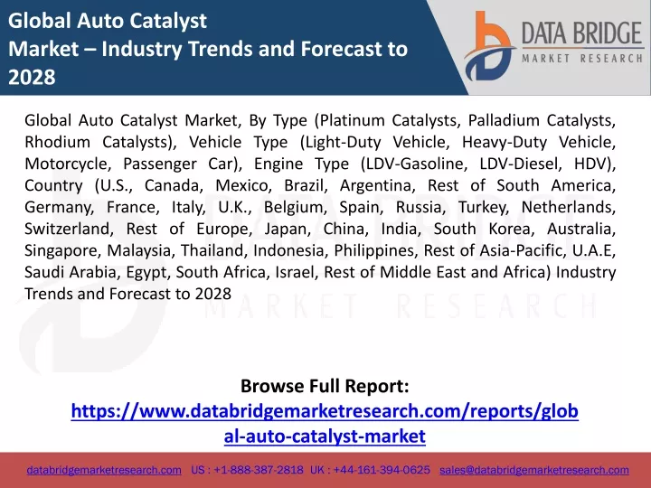 global auto catalyst market industry trends