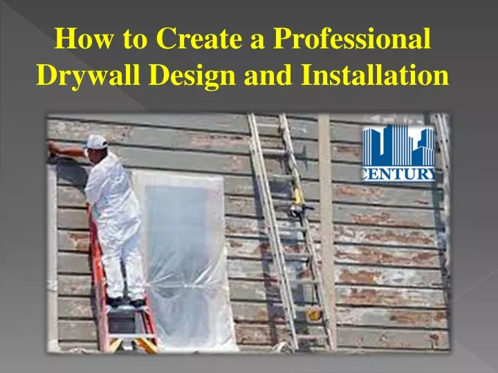 how to create a professional drywall design