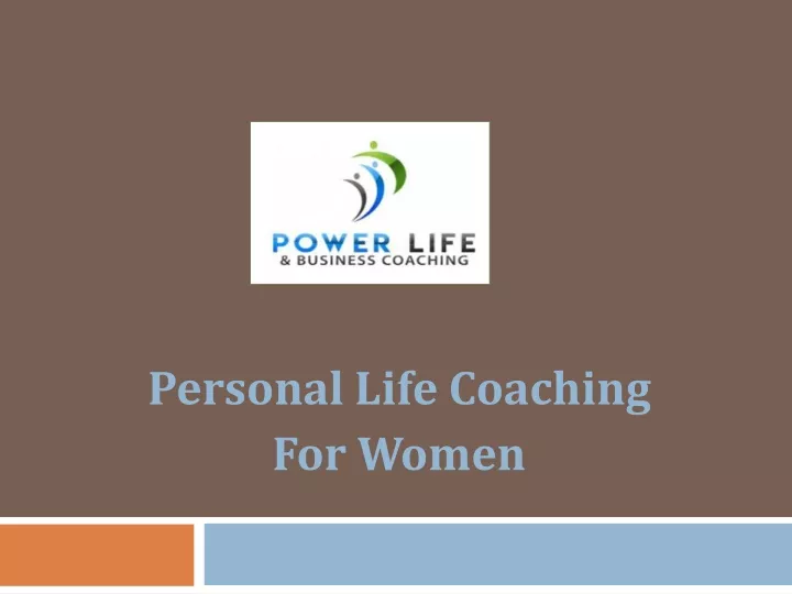 personal life coaching for women
