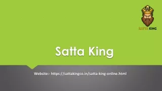 PPT - Exploring UP Satta king Guide to Satta King UP PowerPoint ...