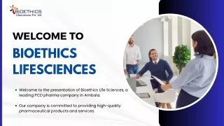 bioethics lifesciences company business profile presentation