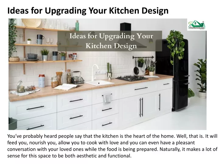 ideas for upgrading your kitchen design
